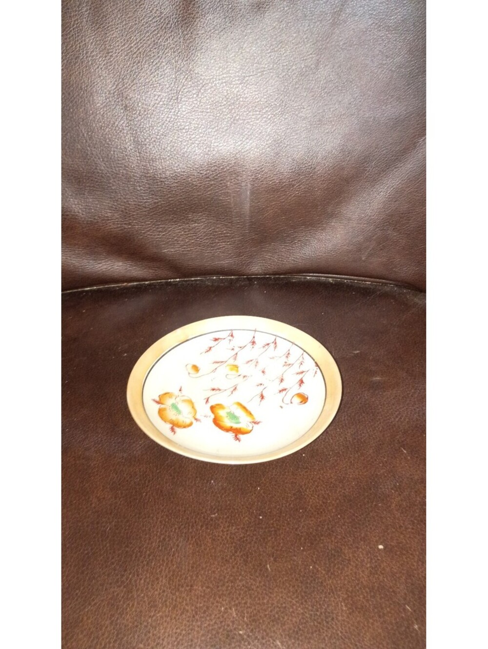 New Decorative Ceramic Plate with Floral Design